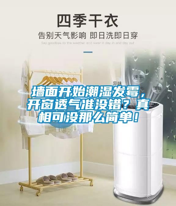 墙面开始潮湿发霉，开窗透气准没错？真相可没那么简单！