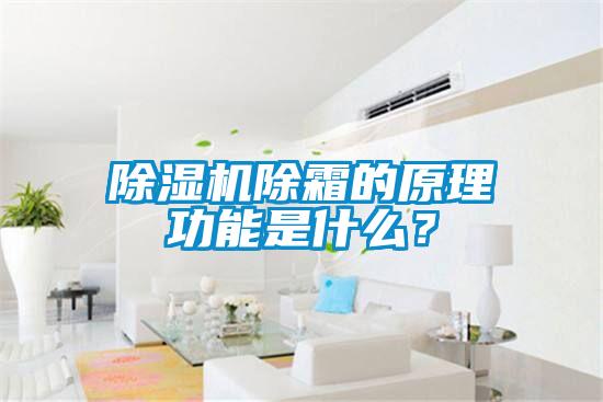 蜜柚直播APP正版下载除霜的原理功能是什么？