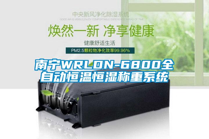 南宁WRLDN-6800全自动恒温恒湿称重系统