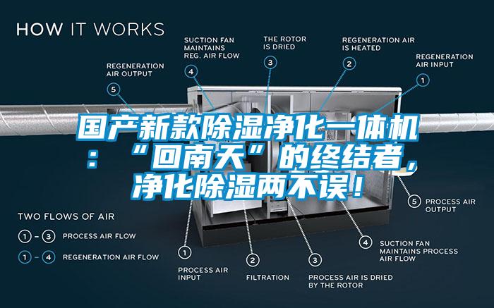 国产新款除湿净化一体机：“回南天”的终结者，净化除湿两不误！