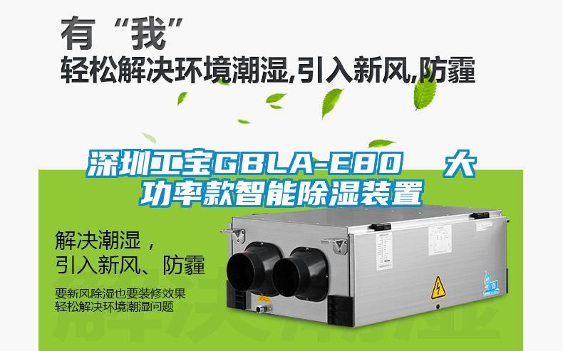 深圳工宝GBLA-E80  大功率款智能除湿装置