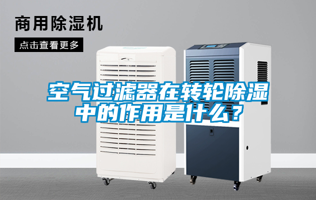 空气过滤器在转轮除湿中的作用是什么？