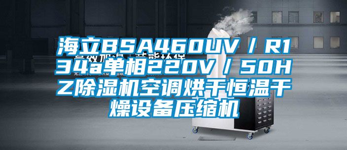 海立BSA460UV／R134a单相220V／50HZ蜜柚直播APP正版下载空调烘干恒温干燥设备压缩机